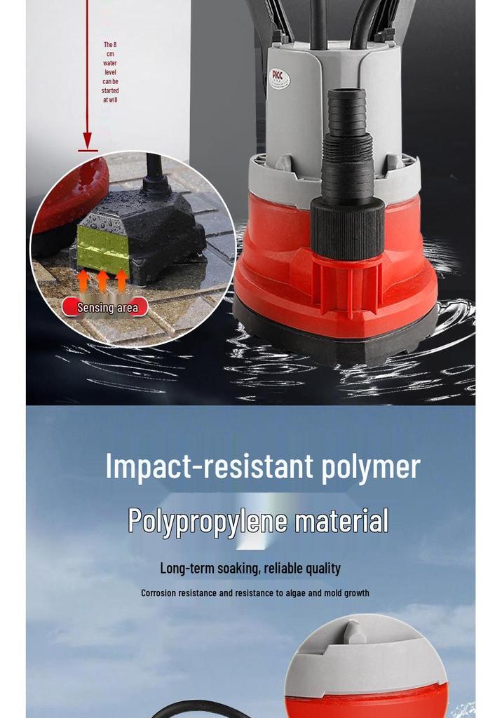 Automatic Low-Level Basement Sump Pump | Flood & Drainage Submersible Booster