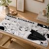 Süßes Mädchen Marin Kitagawa My Dress Up Manga Mauspads Schwarz Weiß Manga Collage Anime Schreibtischmatte Rutschfeste Gummi Gaming-Mauspads