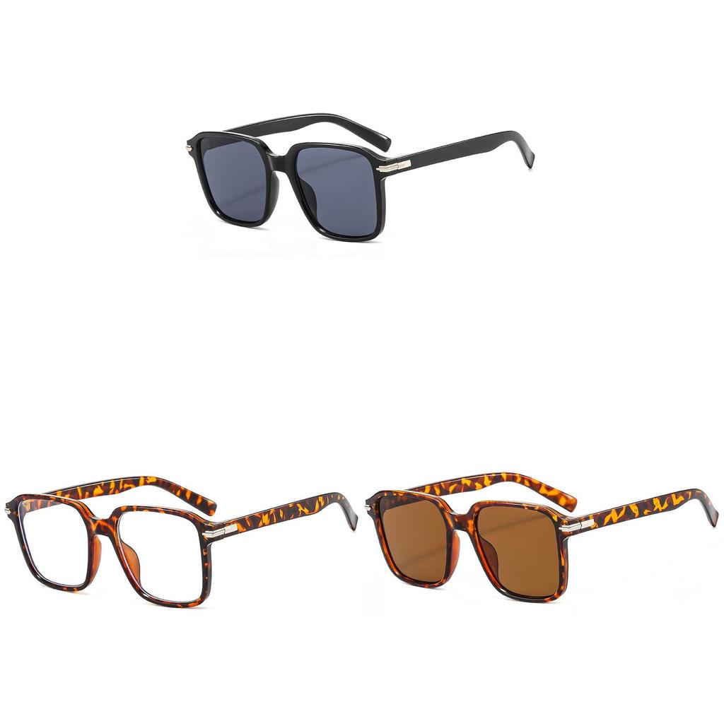 Retro Square Sunglasses Uv400 Protection For Outdoor Activities And Fashion Enthusiasts