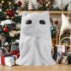Enhance Halloween Atmosphere with 1Pc Mini Ghost Cat Decorative Item, Outstanding Gift Choice for Girlfriend
