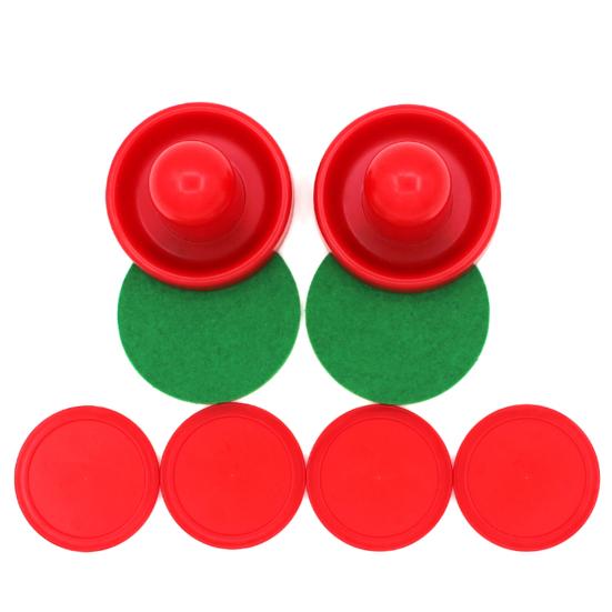 Plastic Air Hockey Set Lightweight Anti Rust Anti-deformation Hockey Puck Set for Game