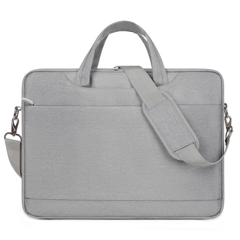 

TS JYL laptop bag,Large Laptop Handbag Business Crossbody Air Cushion Briefcase 15.6 inches серый