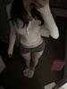 Women's Pure Desire Henley U-neck White Slim-fit Long Sleeve T-Shirt - Autumn/Winter Sexy Base Layer