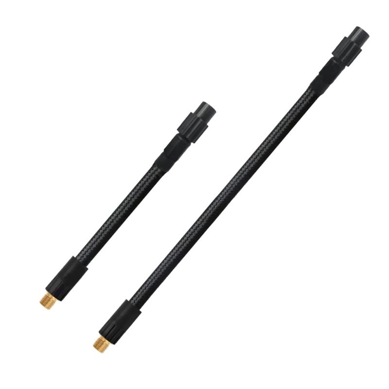VG8 Vehicle Flexible Clip On Air Line Tyre Tire Inflator Hose 16cm-80cm Long