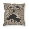 Necronomicon Book Of The Dead Square Pillowcase Polyester Linen Velvet Creative Zip Decor Home Cushion Cover