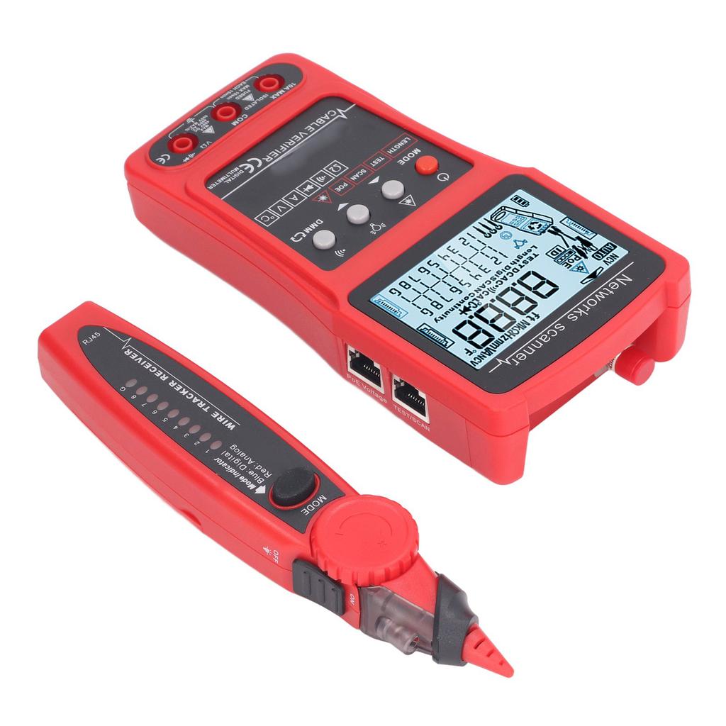 Detector Tester Cablu de Rețea LCD Digital Electric Cablu Ethernet Urmăritor de Fire Căutător de Linii cu