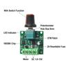 Einfache Bedienung für DIY-Elektronikprojekte DC-Motor-Drehzahlregelung Einstellbarer Tastgrad 0 % - 100 % Kontinuierlicher Ausgangsstrom 2 A