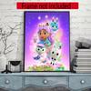 Cartoon Cute Gabbys Diamond Painting Round Diamond Mosaic Rhinestones Diamond Embroidery Craft Kit Wall Decor Without Frame