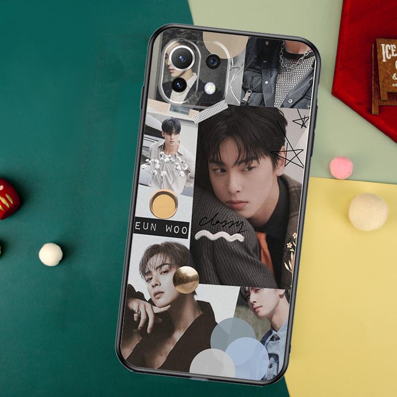 Cha Eun Woo Korean actor singer Case For Xiaomi 14T Pro 11T 12T 13T 13 14 15 Ultra POCO X7 Pro X3 X5 M6 F5 F6 X6 Pro Cover