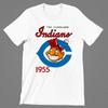 Cleveland Indians The Indians Men T-Shirt Mens Womens Tees Top White Tee All Sizes JJ4406