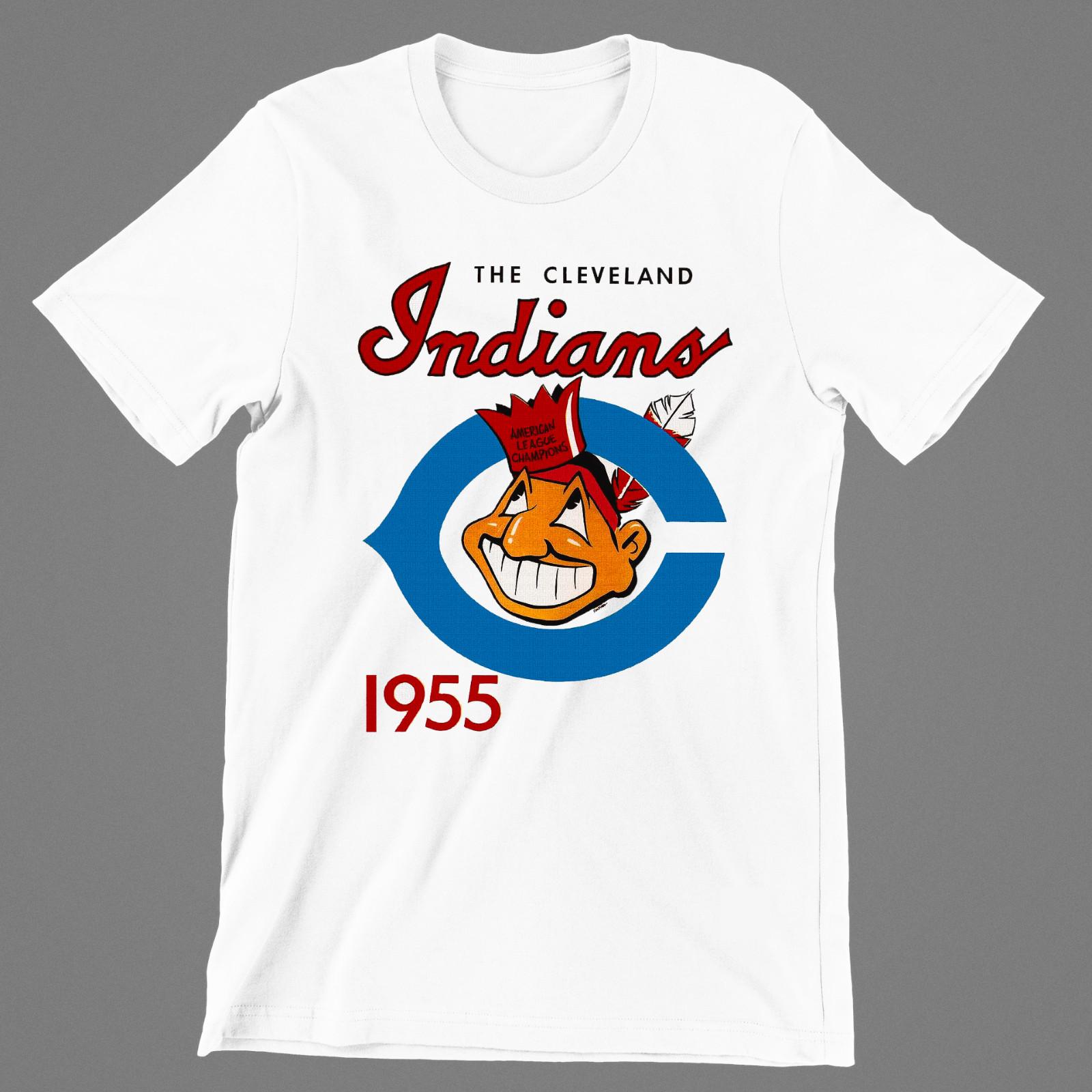Cleveland Indians The Indians Men T-Shirt Mens Womens Tees Top White Tee All Sizes JJ4406 2XL
