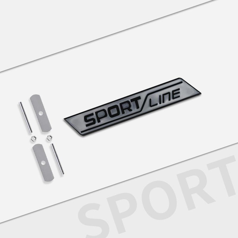 Cycr3 Auto Metal For Skoda Sportsline Grille Logo Fabia Rapid Octavia Superb KAMIQ KODIAQ Car Interior Badge Decals Trunk Sticker