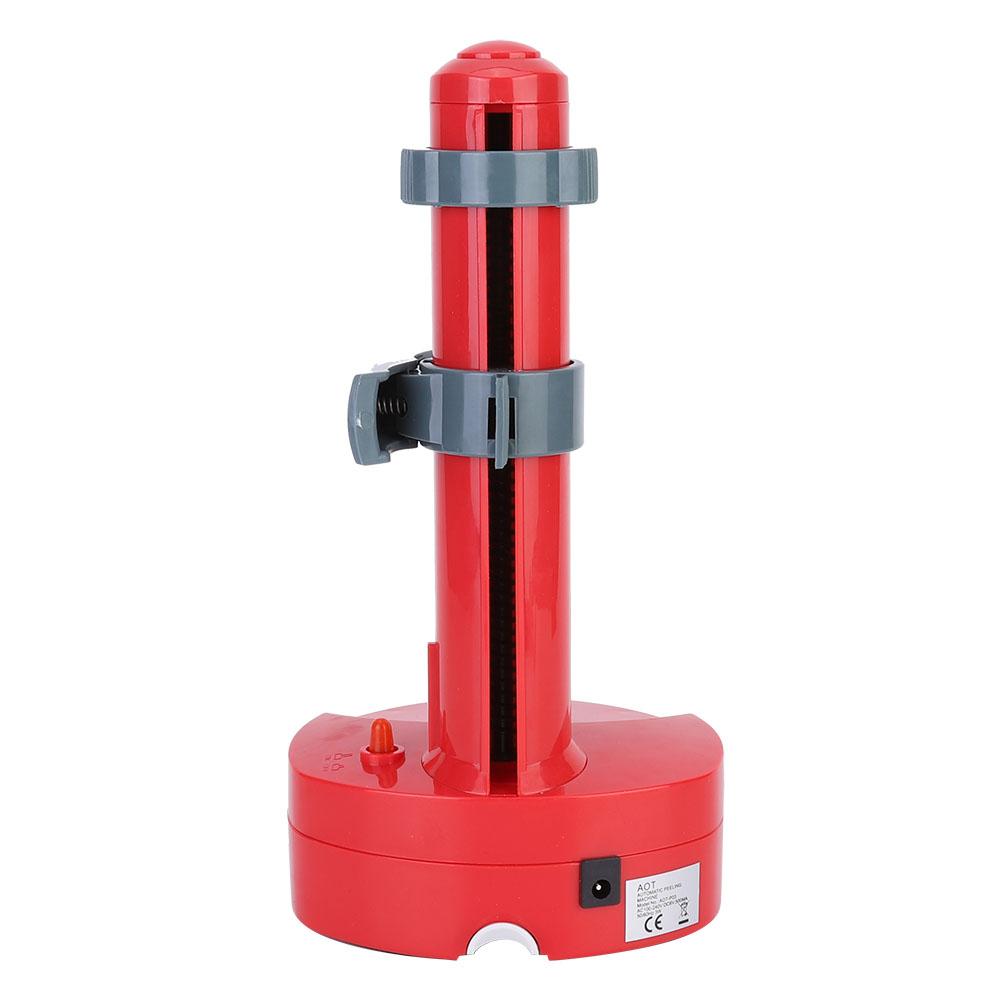 Multifunctionele Huishoudelijke Elektrische Automatische Fruit Schiller Schilmachine Keukengereedschap MachineRood