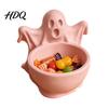 Multi Functional Storage Organizer 3D Printed Ghost Candy Bowl for Halloween Party Decorations, Multi-functional Desktop Decorative Shaped Trinkets &