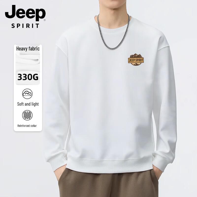 

JEEP SPIRIT Men s Graphic Print Crewneck Sweatshirt 3XL