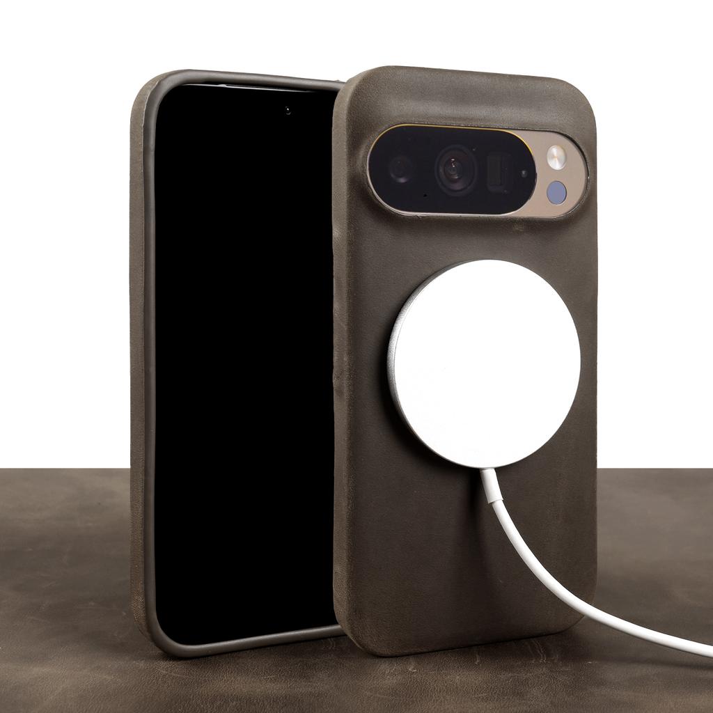 For  Magnetic Genuine Leather Case For Google Pixel 9 10 Pro XL 9A 8A 7A 6A A  6 7 8 Pixel10 Pro 10Pro Phone Back Cover