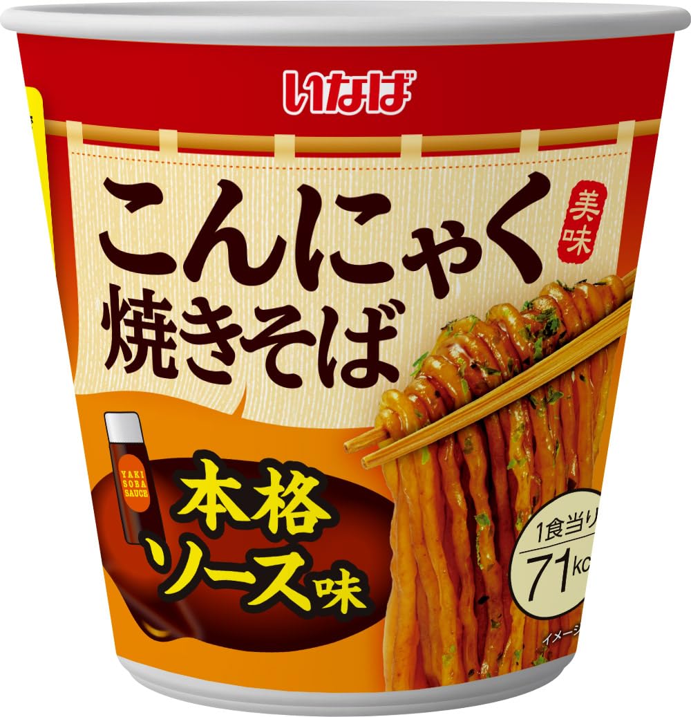 Inaba Foods Вкусный конняку Аутентичный соус 140 г Якисоба, Вкус,