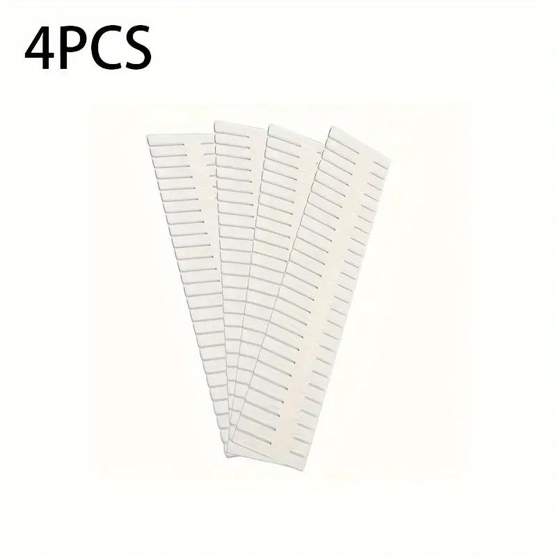 

4Pcs Adjustable Drawer Divider Household Storage Partition Space-Saving Wardrobe Closet Separator For Underwear Socks Sundries