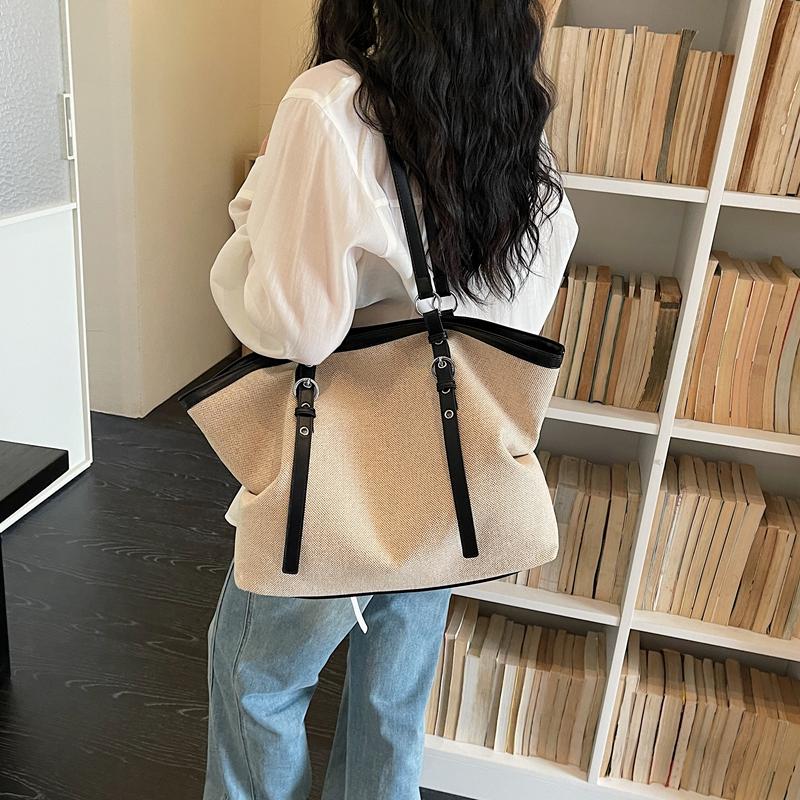 Commuter Tote Bag Women's Shoulder Bag Large Capacity Underarm Bag