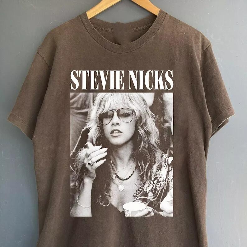90s Stevie Nicks T shirt 2024 Tour Live In Concert Size S-5XL DO183 Unisex T-Shirt S