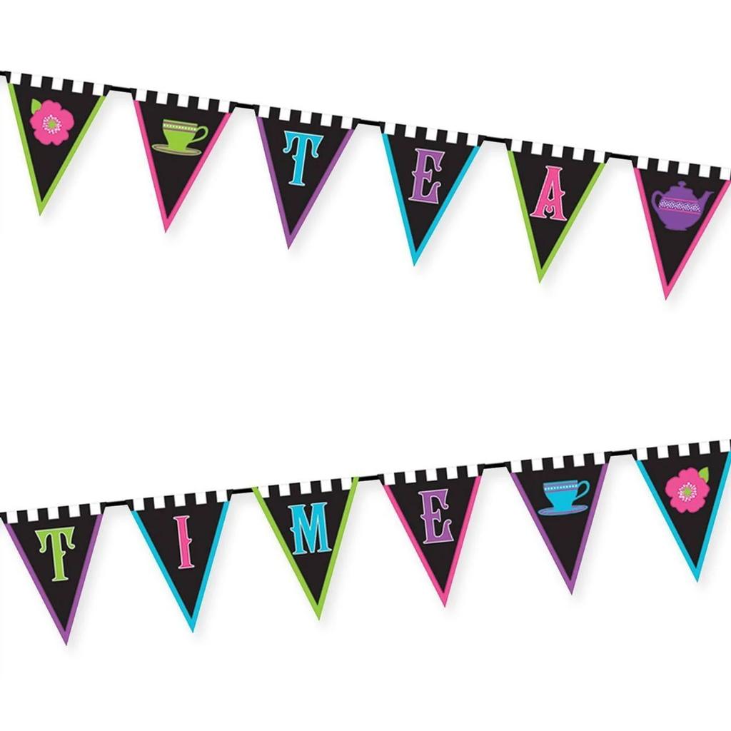 Amscan Pennant Tea Party Banner