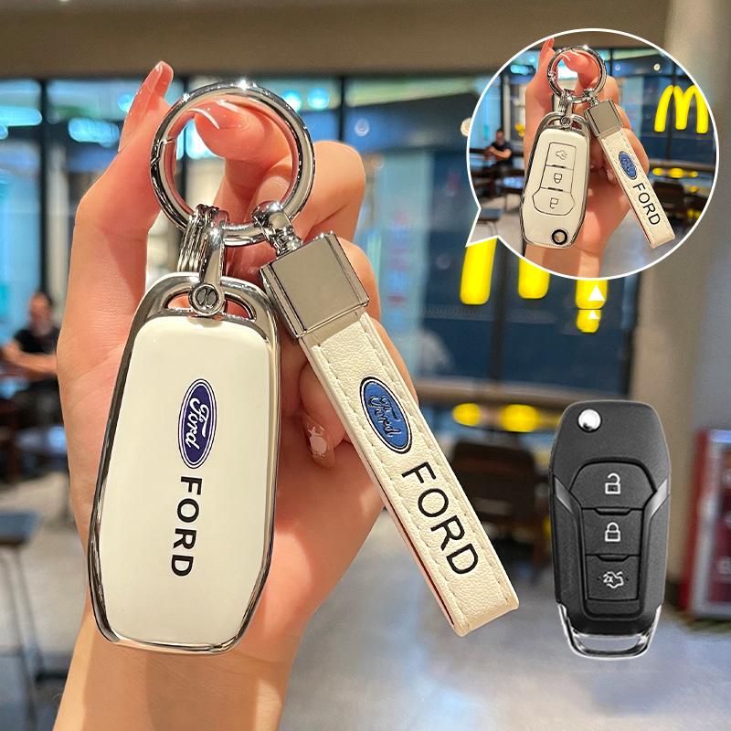 Fashion TPU Car Key Case Cover Protector Shell for Ford Figo Mondeo 5 Ecosport Fiesta Mk8 Everest Ranger Fusion Kuga Escort F150 OW8