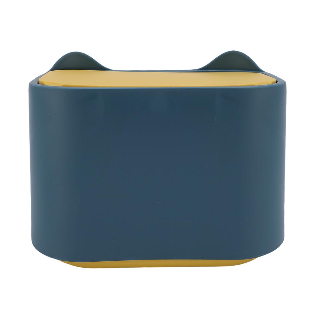 Cat Litter Trash Can with Press Type Lid Multifunctional Cat Poop Garbage Container Bin for Home