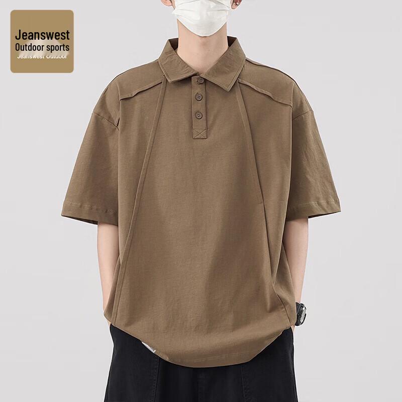 JEANSWEST OUTDOOR Men s Short-Sleeve Polo Shirt L