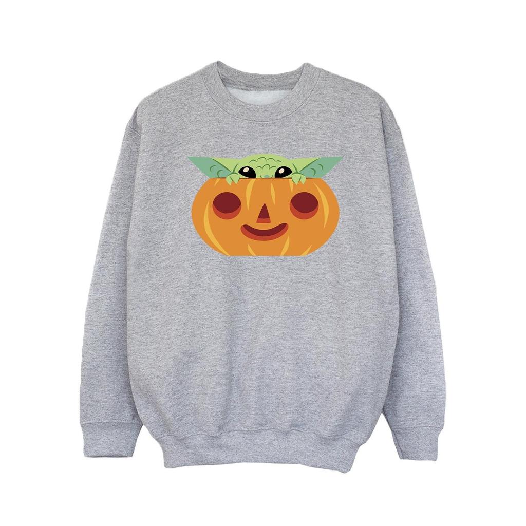 Star Wars Girls Grogu Pumpkin Sweatshirt