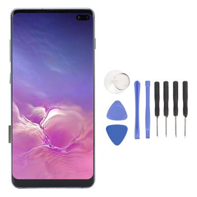 6.4 Inch Phone Screen Replacement Phone Touch Digitizer Assembly with Frame Tools for Galaxy S10 Plu