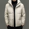 Mens Winter Down Jacket 2026 Business Casual Warm Windproof Coat Middle-Aged Men