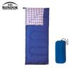 BDK29 BDK-29BL(09) TS Bequemes Material 3-Jahreszeiten-Schlafsack im Umschlagstil, Blau/Lavendel