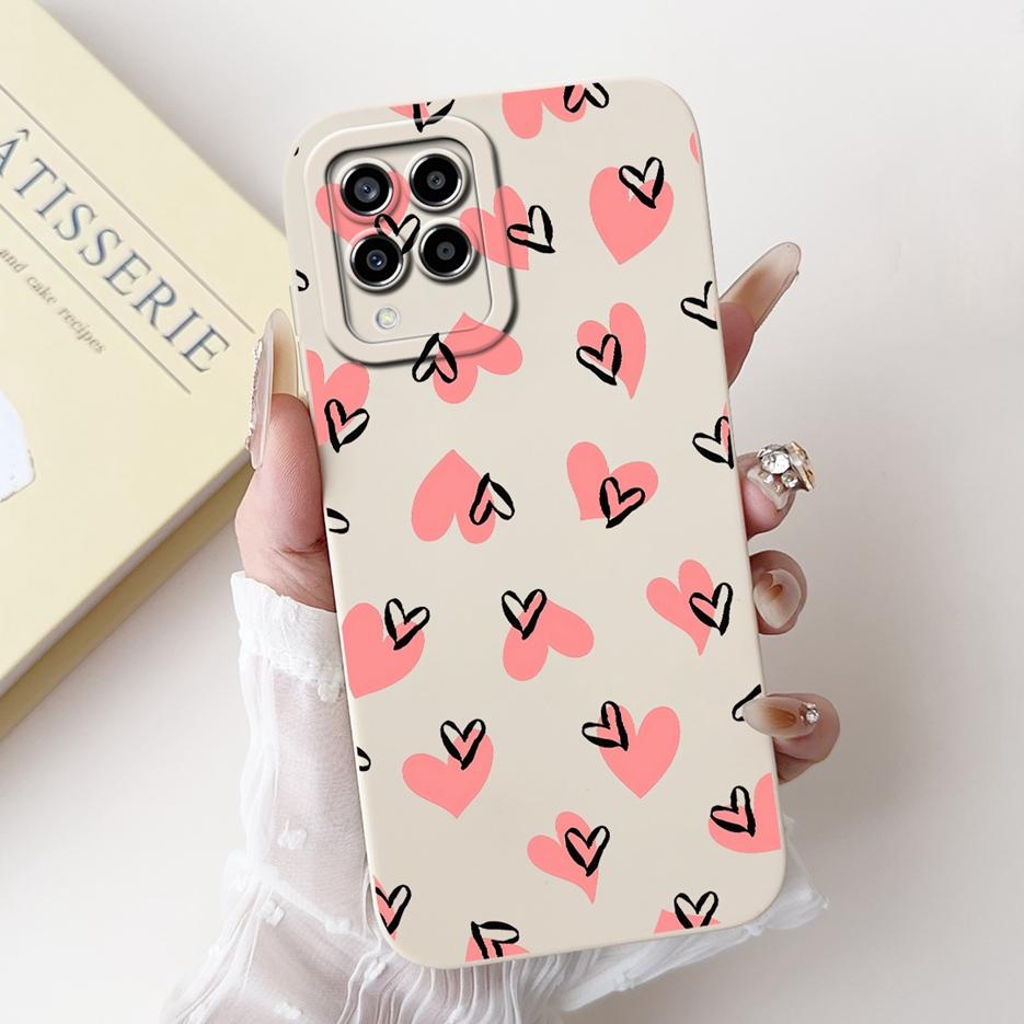 For Samsung Galaxy M33 5G Case SM-M336B Luxury Candy Painted Cover Soft TPU Phone Case For Samsung M33 M 53 Galaxy M53 5G Fundas