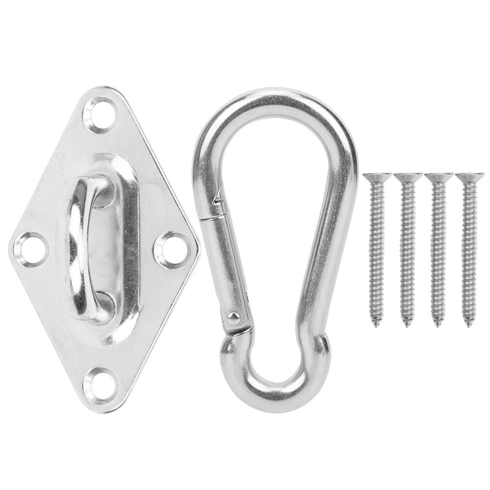 2 Set Stainless Steel Stainless Steel Hanging Buckle M8 Heavy Duty Wall Mount  Outdoor Swing