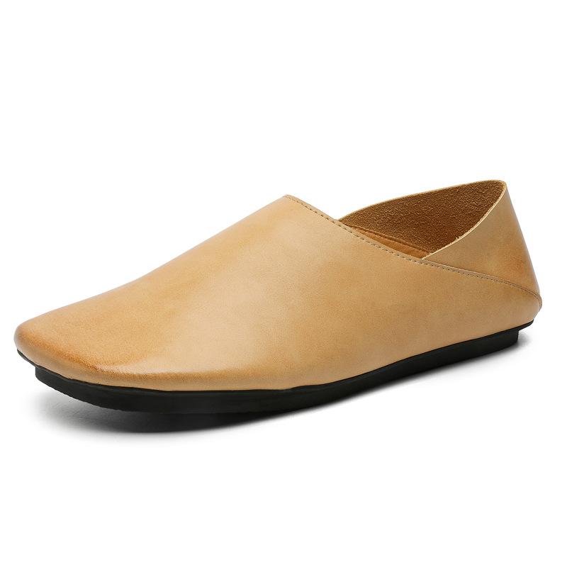 2025 dark retro single shoes couple comfortable casual shoes one pedal lazy shoes 14712-24712-X