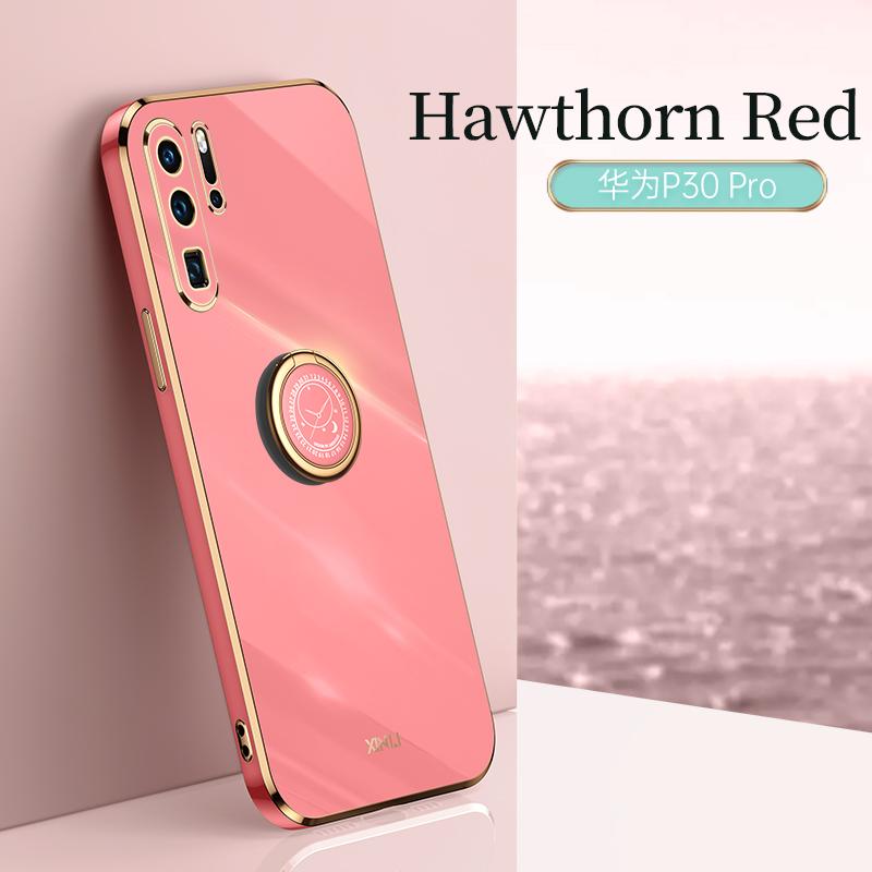 Überzug Quadratischer Ringhalter Telefonhülle für Huawei P30 P40 P20 Lite Pro P Smart plus 2019 20 30 40 Luxus Silikon Stand Cover
