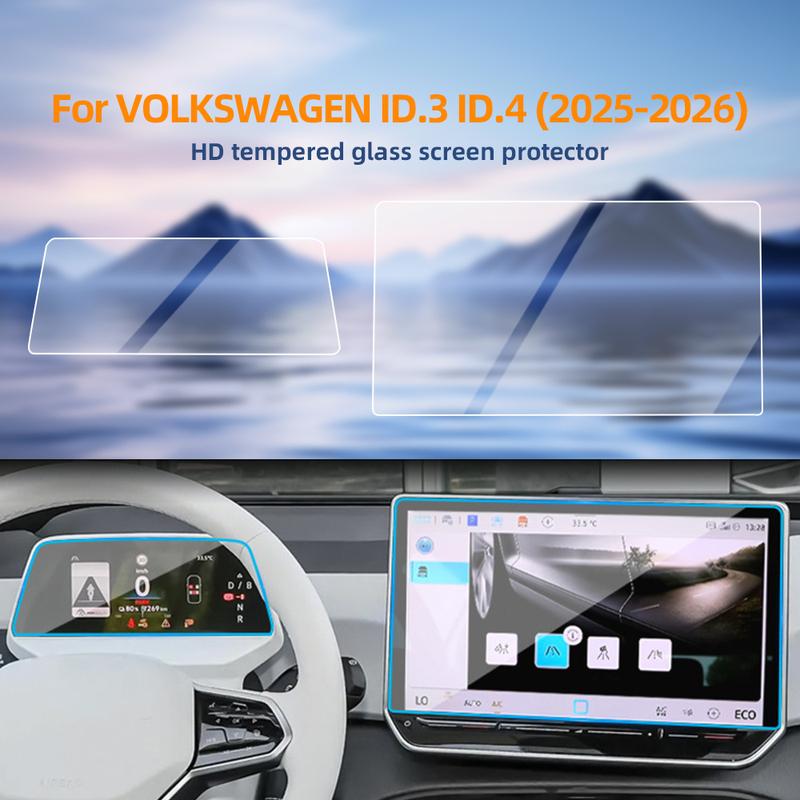 For Volkswagen ID 3 ID 4 2025 2026 Navigation Trument Screen Protector HD Tempered Glass Film