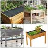 Tessuto Telo Paesaggistico Telo Pacciamatura per Grandi Ortaggi Traspirante Riciclabile Impermeabile Rivestimento Fioriera Accessori per Giardinaggio