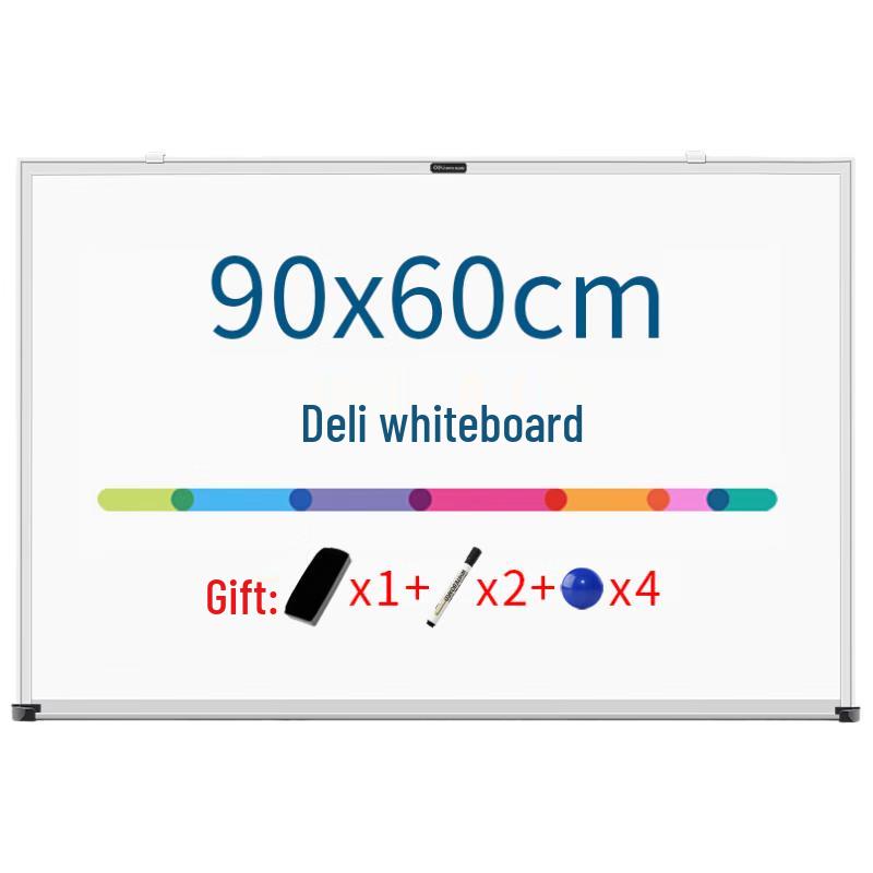 Deli 90x60cm Magnetic Wall Whiteboard