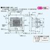 Panasonic (Panasonic) Pipe Fan Automatic Operation Type (human Sensation) Lattice Type FY-08PDR9