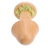 Mushroom Lamp Rechargeable Stepless Dimmable 3 Color Temperature Cordless Solid Wood 150 Degrees  Rotatable