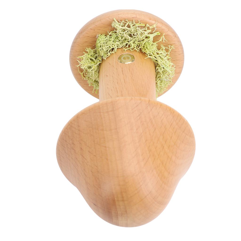 Mushroom Lamp Rechargeable Stepless Dimmable 3 Color Temperature Cordless Solid Wood 150 Degrees  Rotatable
