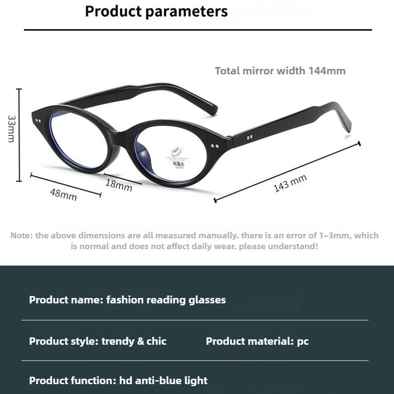 New Vintage Cat-Eye  Presbyopic Glasses Fashionable Small Frames Comfortable High-Definition Reading Glasses 0 To +4.0