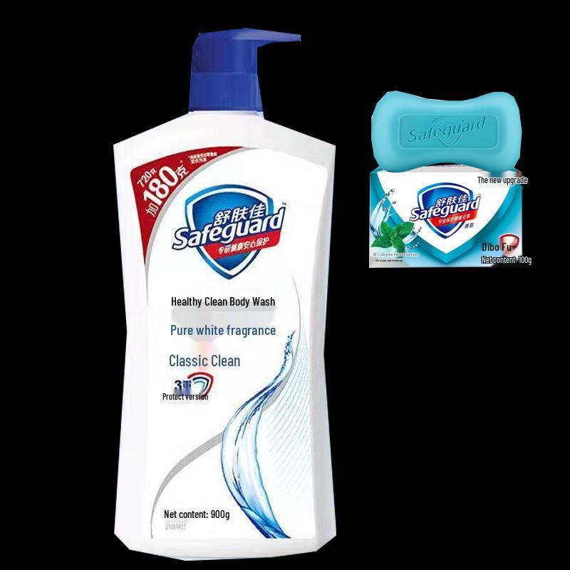 Safeguard Pure White Fresh Scent Shower Gel & Mint Soap Value Pack