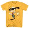 Popeye The Sailorman Punch Hard Men's T Shirt Vintage Stars Cartoon Comic Tattoo