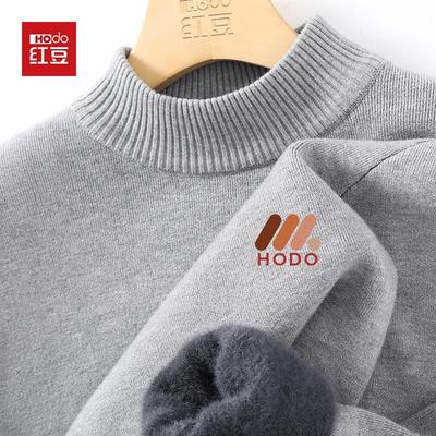 Hodo Men's Winter Fleece-Lined Turtleneck Sweater