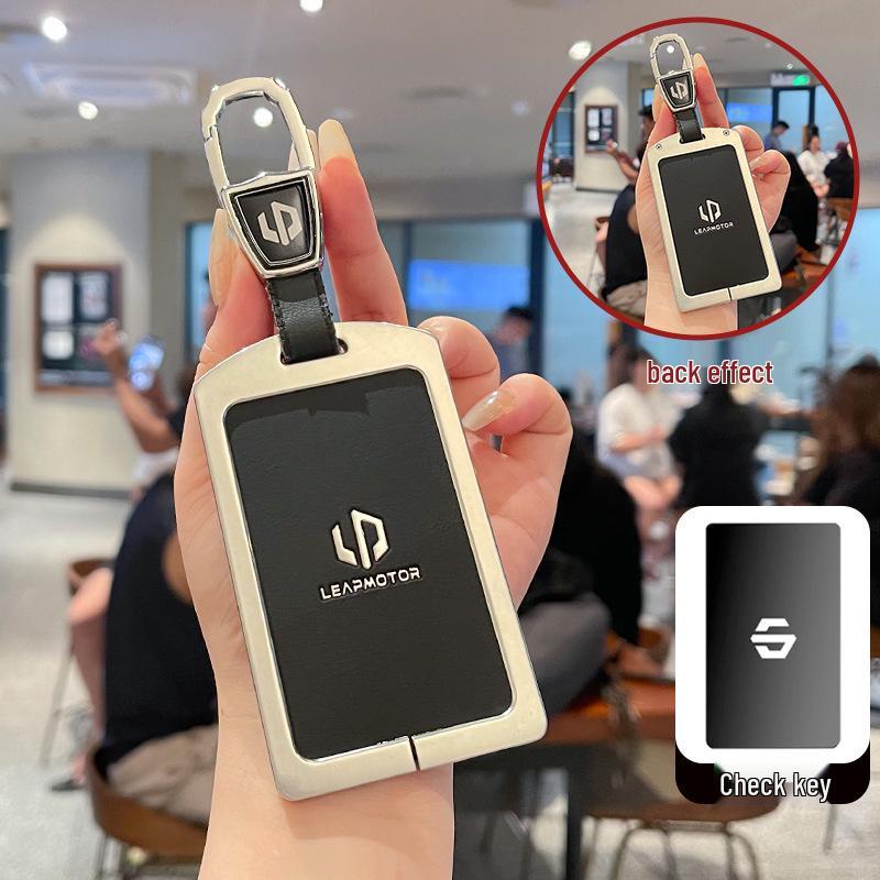 2026 Leapmotor B01 Schlüsselabdeckung für C16/C11/C10/B10 - NFC Schlüsselschutzschale für Männer und Frauen