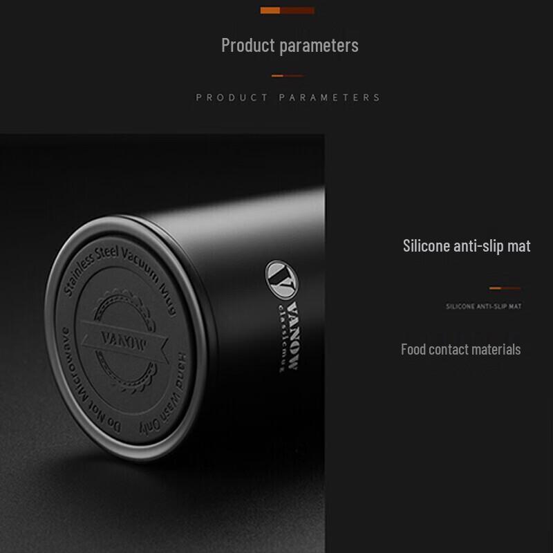 Vanow Smart Tea Infuser Thermos with LED Display