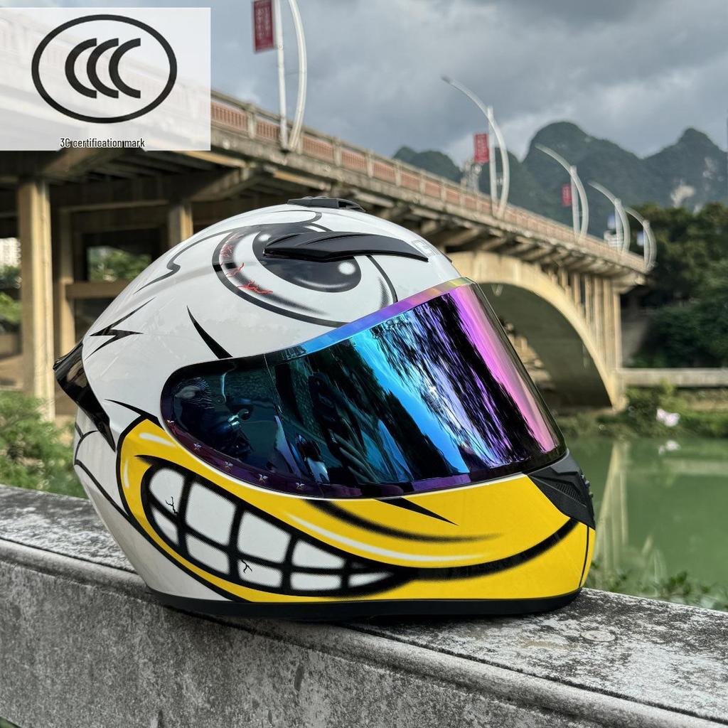 3C Certified Bluetooth All-Season Windproof Full Face Motorcycle/Scooter Helmet for Couples