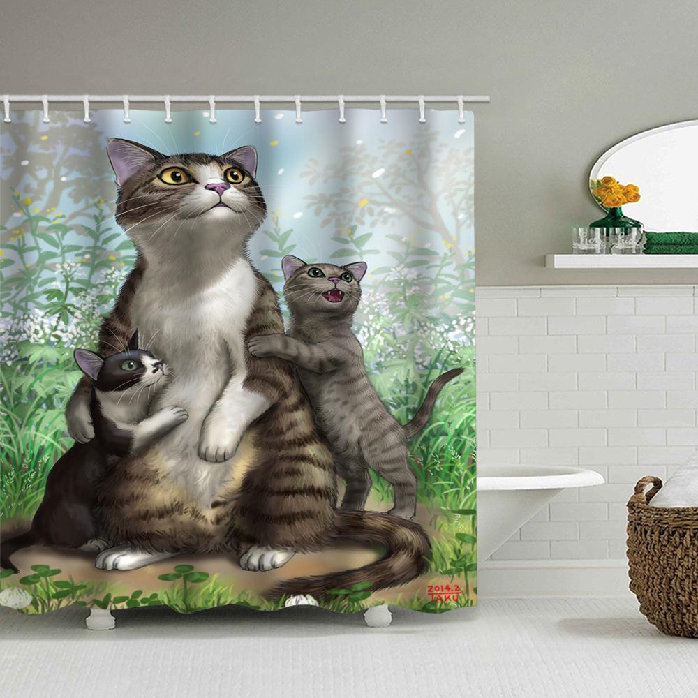 JINRUN Baie îngroșată, perdea impermeabilă, rezistentă la mucegai, perdea de duș, partiție de duș, perdea de duș, perdea de baie fără perforații